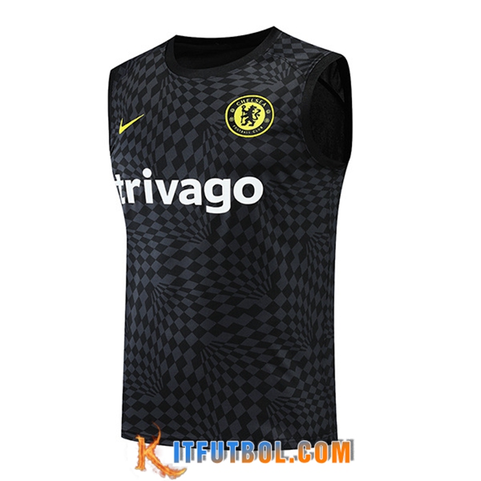 Chalecos De Futbol FC Chelsea Negro 2022/2023