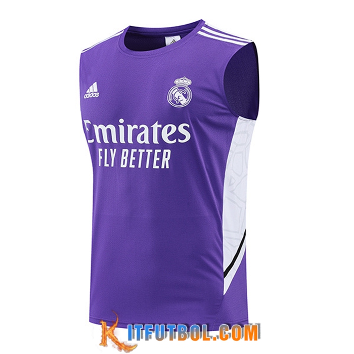 Chalecos De Futbol Real Madrid Violeta 2022/2023