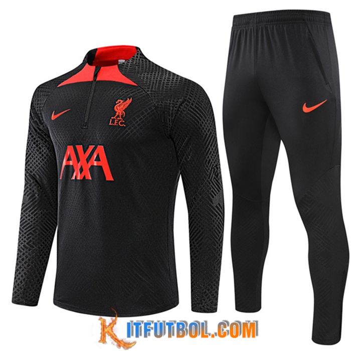 Chandal Equipos De Futbol FC Liverpool Negro/Rojo 2022/2023