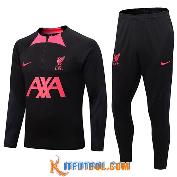 Chandal Equipos De Futbol FC Liverpool Negro/Rosa 2022/2023