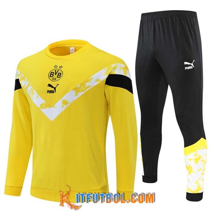 Chandal Equipos De Futbol Dortmund BVB Amarillo/Blanco 2022/2023