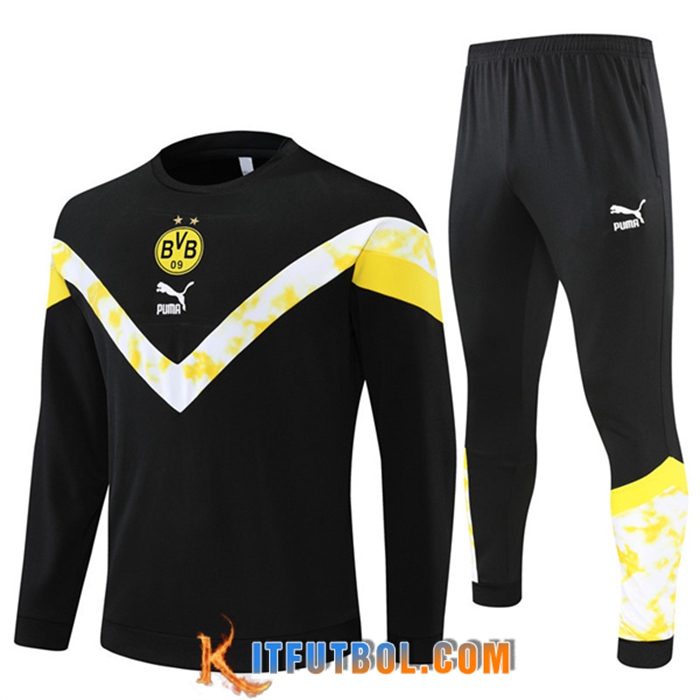 Chandal Equipos De Futbol Dortmund BVB Negro/Blanco 2022/2023
