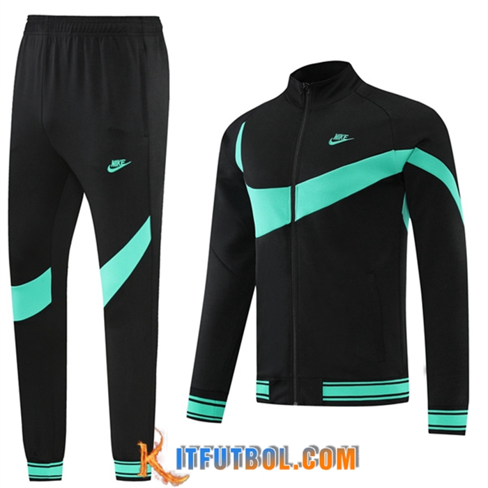 Chandal Equipos De Futbol - Chaquetas Nike Verde/Negro 2022/2023