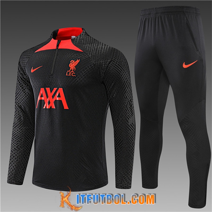 Chandal Equipos De Futbol FC Liverpool Ninos Negro/Rojo 2022/2023