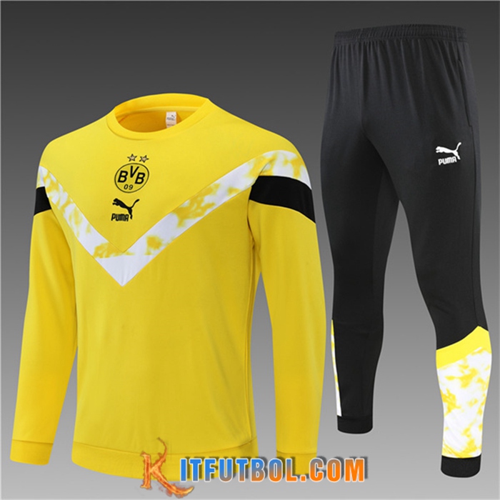 Chandal Equipos De Futbol Dortmund BVB Ninos Amarillo/Blanco 2022/2023