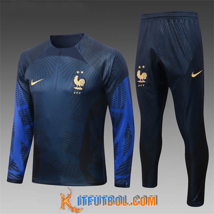 Chandal Equipos De Futbol Francia Ninos Azul marino 2022/2023