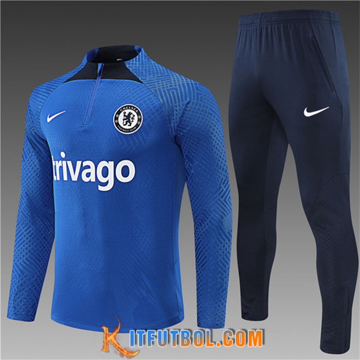Chandal Equipos De Futbol FC Chelsea Ninos Azul/Negro 2022/2023