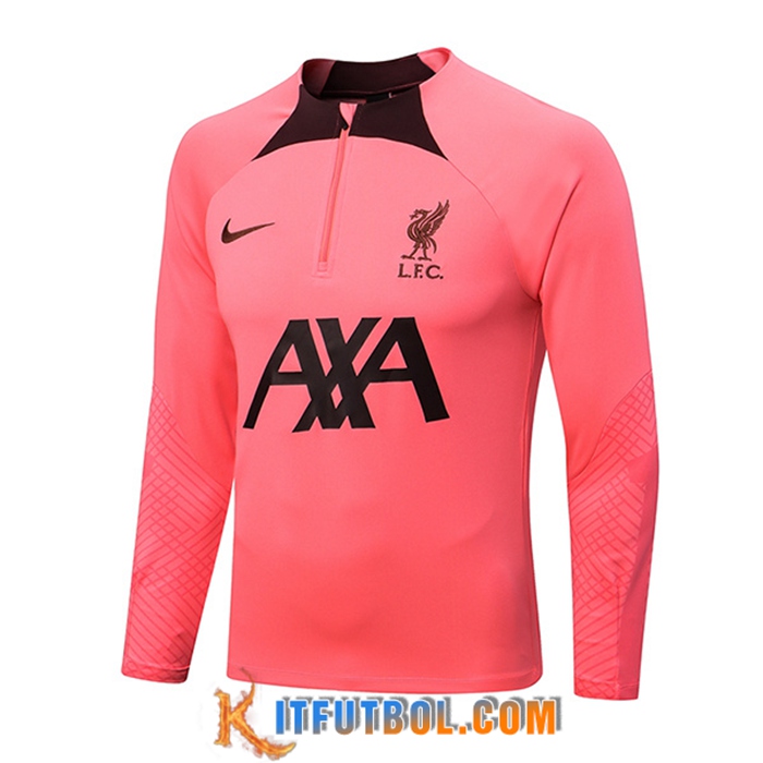 Sudadera De Entrenamiento FC Liverpool Rosa 2022/2023