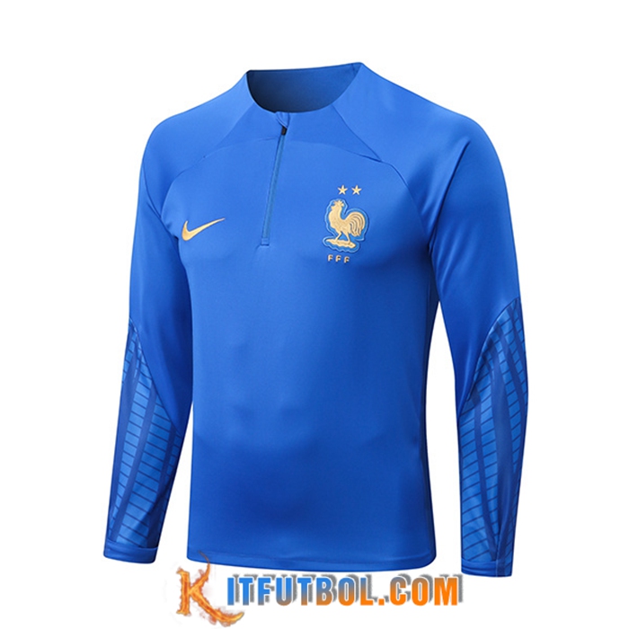 Sudadera De Entrenamiento Francia Azul 2022/2023