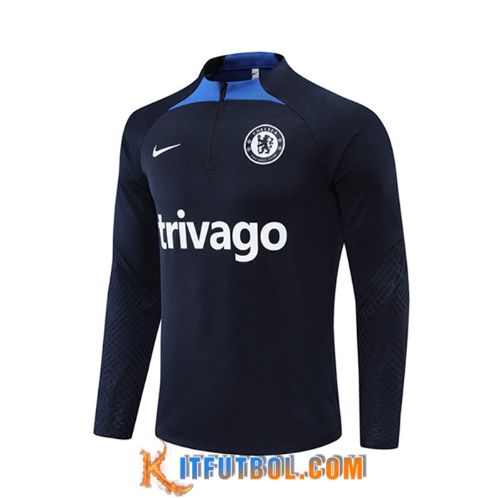 Sudadera De Entrenamiento FC Chelsea Negro 2022/2023