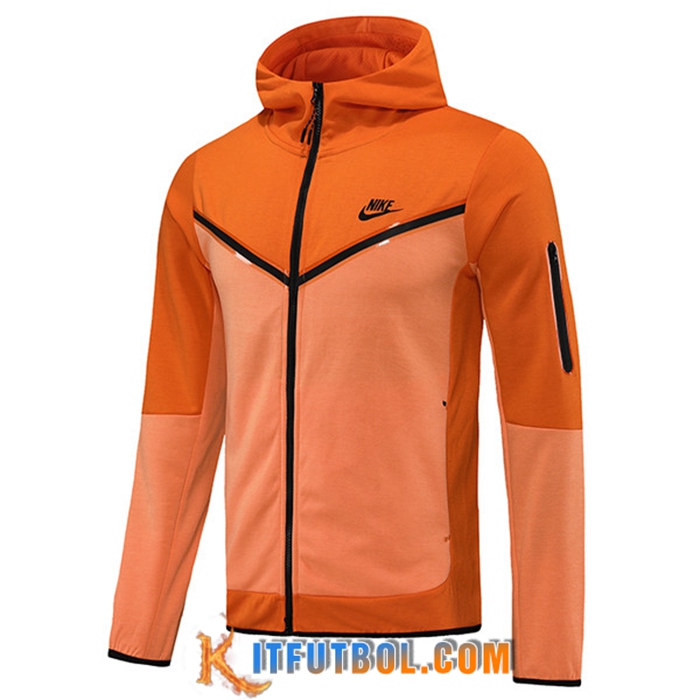 Chaqueta Con Capucha Nike Naranja 2022/2023