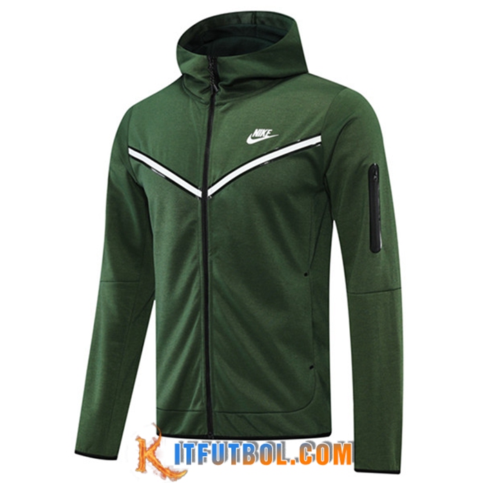 Chaqueta Con Capucha Nike Verde 2022/2023