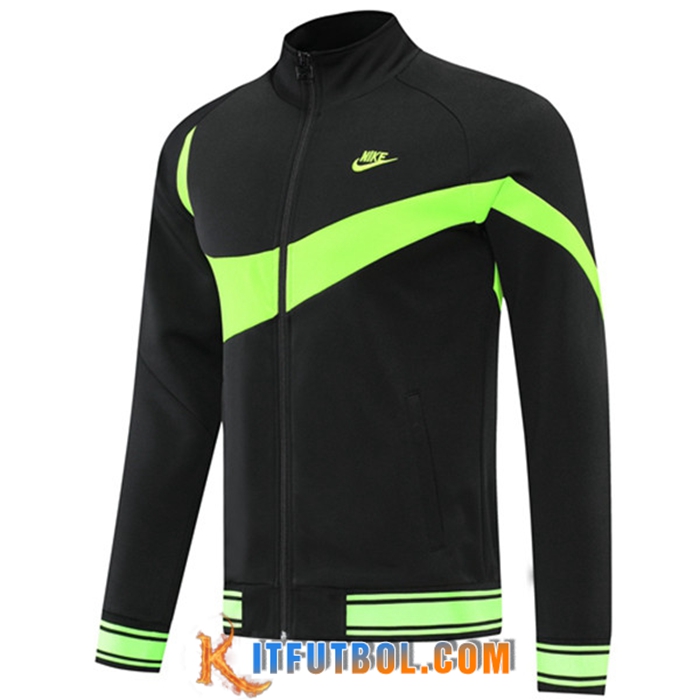 Chaquetas Futbol Nike Negro/Verde 2022/2023