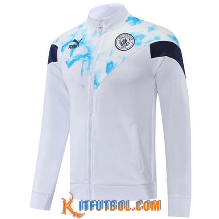 Chaquetas Futbol Marsella OM Blanco/Azul 2022/2023