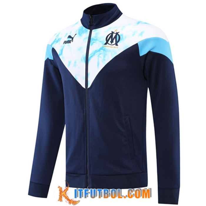 Chaquetas Futbol Marsella OM Azul marino 2022/2023