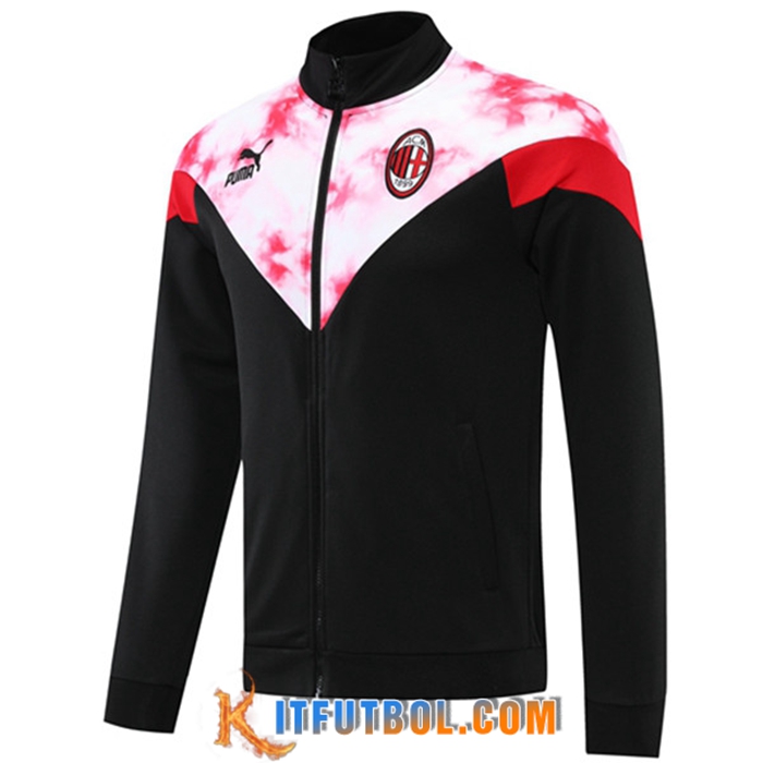 Chaquetas Futbol AC Milan Negro/Blanco 2022/2023