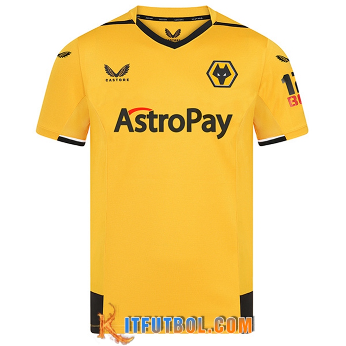 Nueva Camisetas De Futbol Wolves Primera 2022/2023