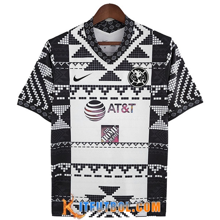 Camisetas De Futbol Club America Negro/Blanco 2022/2023