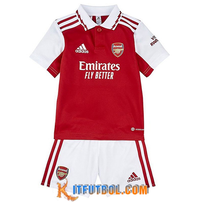 Nueva Camisetas De Futbol Arsenal Ninos Primera 2022/2023