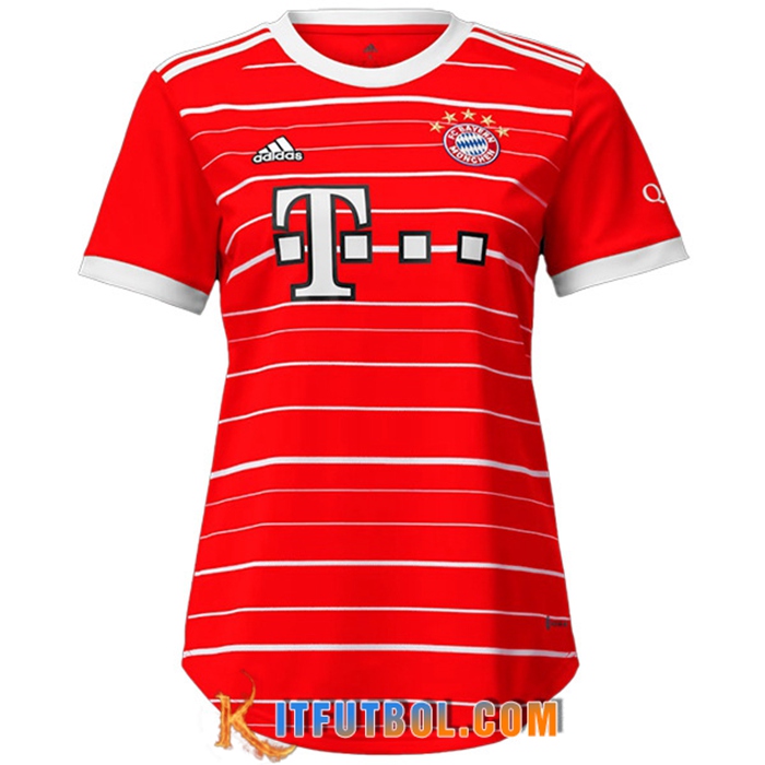 Camisetas De Futbol Bayern Munich Mujer Primera 2022/2023