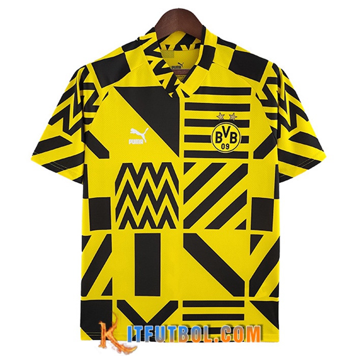 Camiseta Entrenamiento Dortmund BVB Amarillo 2022/2023