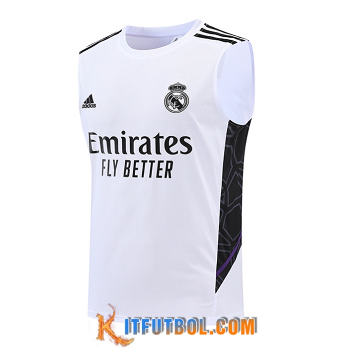 Chalecos De Futbol Real Madrid Blanco 2022/2023