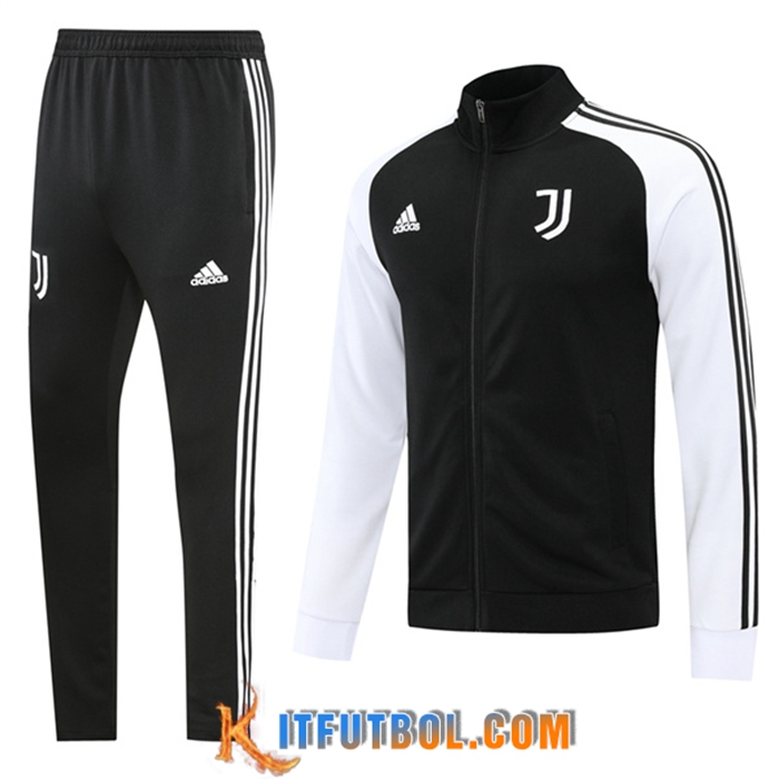 Chandal Equipos De Futbol - Chaqueta Juventus Negro/Blanco 2022/2023