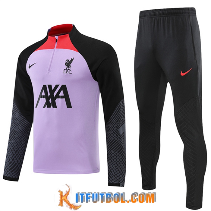 Chandal Equipos De Futbol FC Liverpool Violeta/Negro 2022/2023