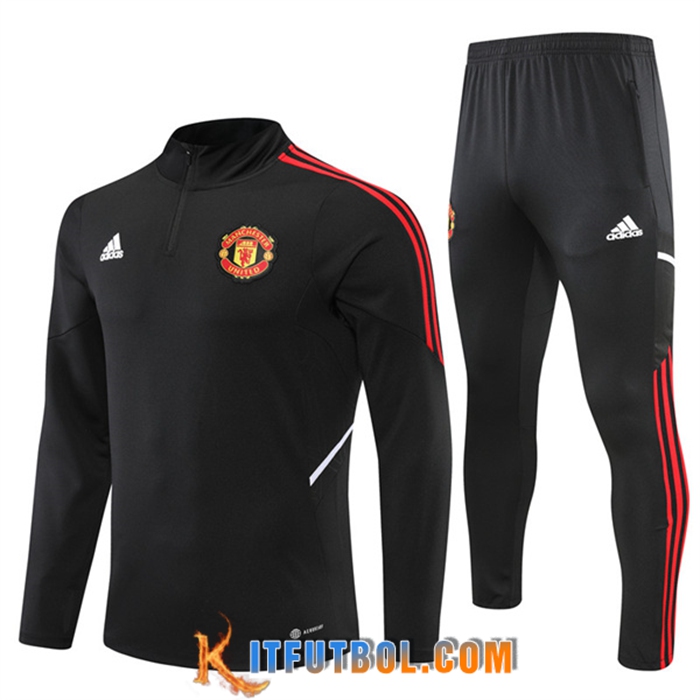 Chandal Equipos De Futbol Manchester United Negro 2022/2023