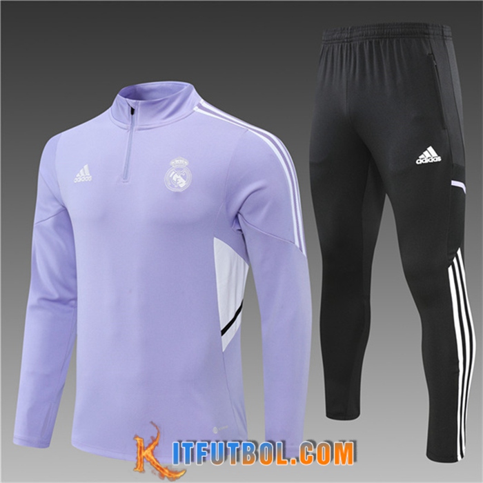 Chandal Equipos De Futbol Real Madrid Ninos Violeta 2022/2023