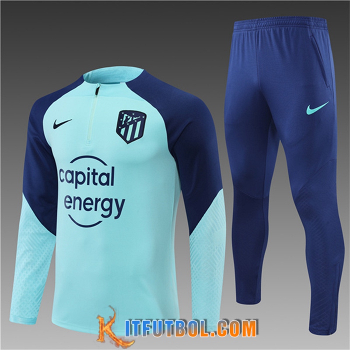 Chandal Equipos De Futbol Atletico Madrid Ninos Azul Claro 2022/2023