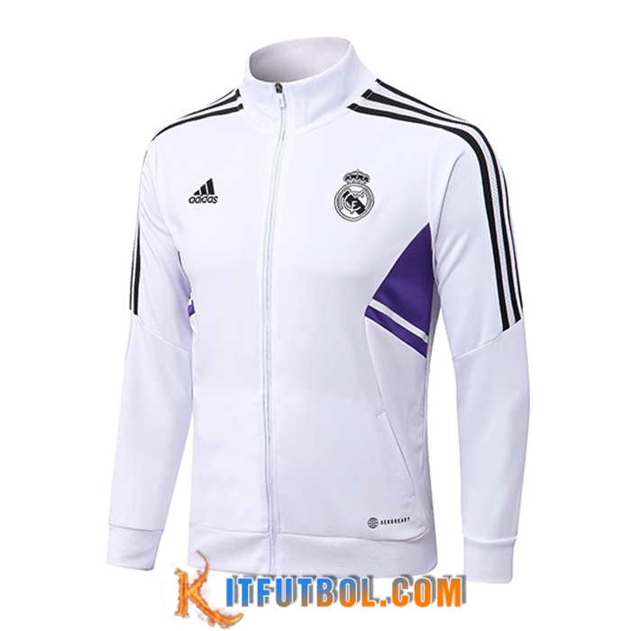 Chaquetas Futbol Real Madrid Blanco 2022/2023