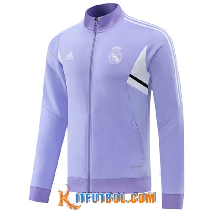 Chaquetas Futbol Real Madrid Violeta 2022/2023