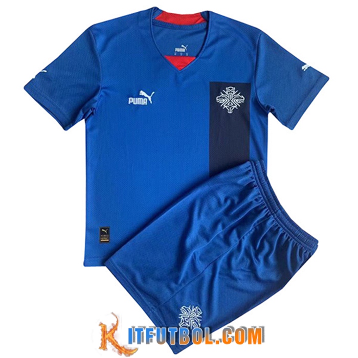 Camisetas De Futbol Islandia Ninos Primera 2022/2023