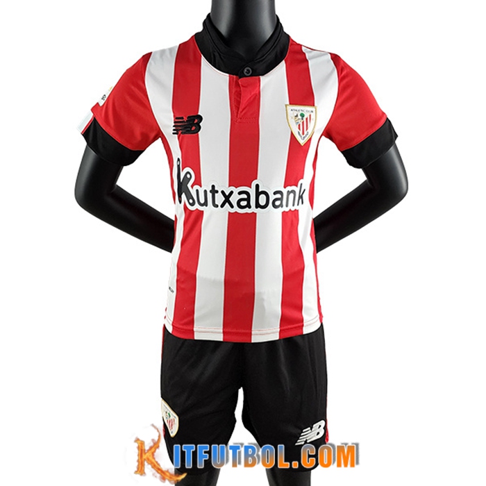Nueva Camisetas De Futbol Athletic Bilbao Ninos Primera 2022/2023