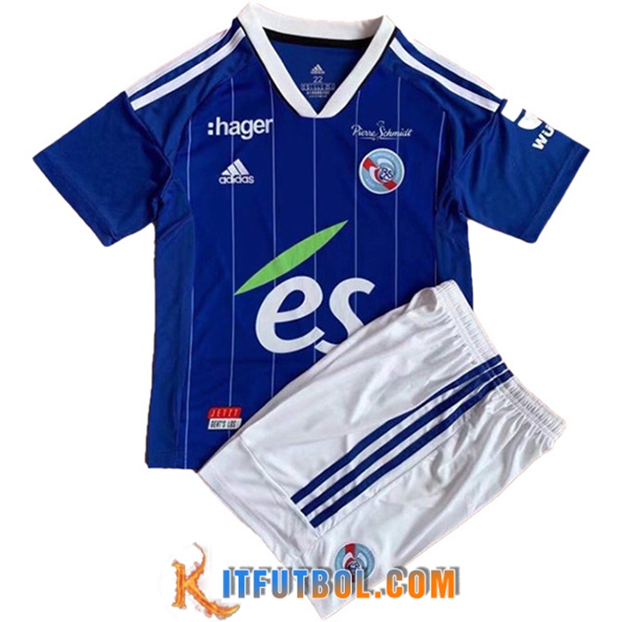 Nueva Camisetas De Futbol RC Strasbourg Ninos Primera 2022/2023