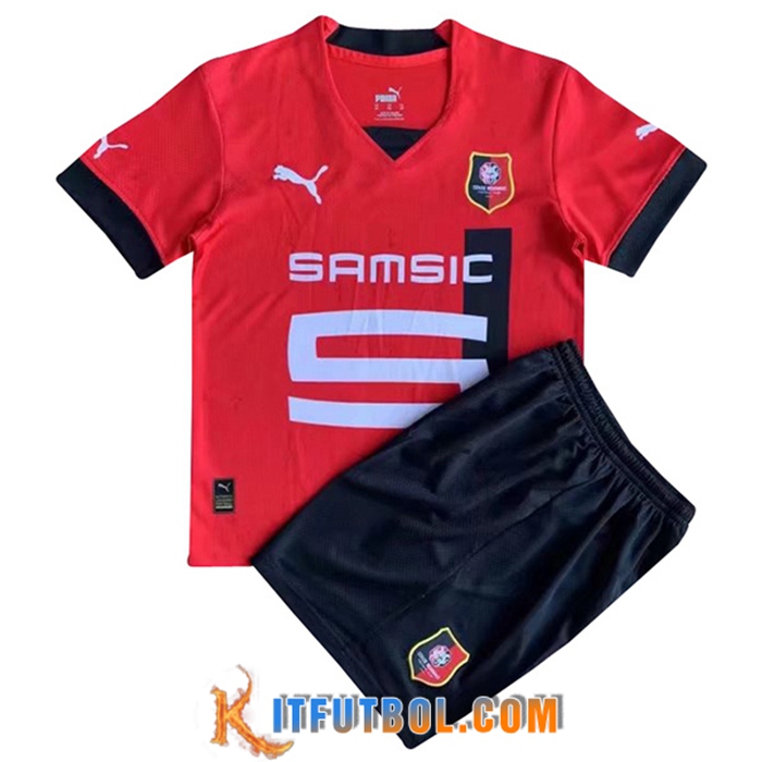 Nueva Camisetas De Futbol Stade Rennais Ninos Primera 2022/2023