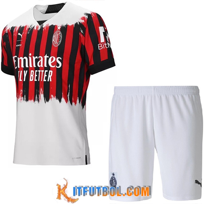 Nueva Camisetas De Futbol FC AC Milan Ninos Fourth 2022/2023