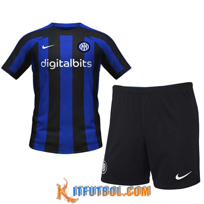 Camisetas De Futbol Inter Milan Ninos Primera 2022/2023
