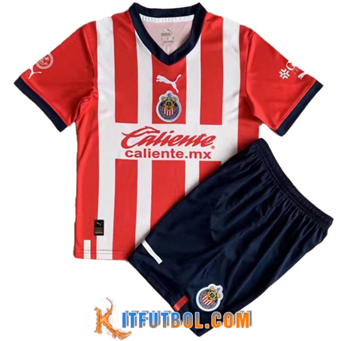 Camisetas De Futbol CD Guadalajara Ninos Primera 2022/2023