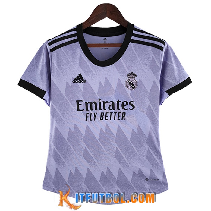 Camisetas De Futbol Real Madrid Mujer Segunda 2022/2023