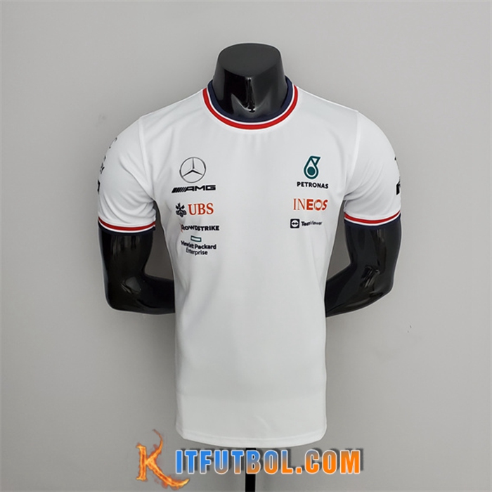 T-shirt F1 Mercedes Benz Blanco 2022