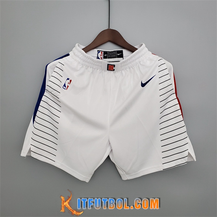Cortos NBA Los Angeles Clippers Blanco Limited Edition
