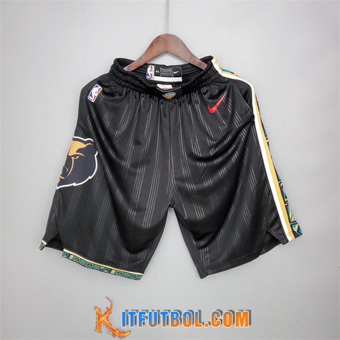 Cortos NBA Memphis Grizzlies Negro City Edition