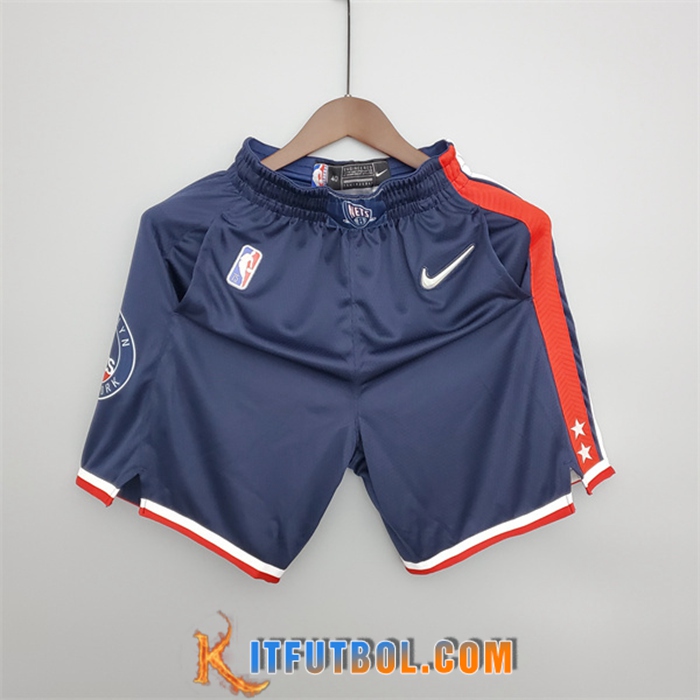 Cortos NBA Brooklyn Nets 2022 Season Azul Royal City Edition