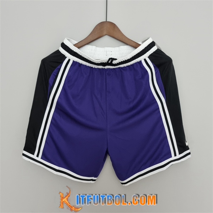 Cortos NBA Los Angeles Lakers 2022 Púrpura/Negro Us Training