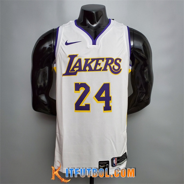 Camisetas Los Angeles Lakers (Bryant #24) Blanco