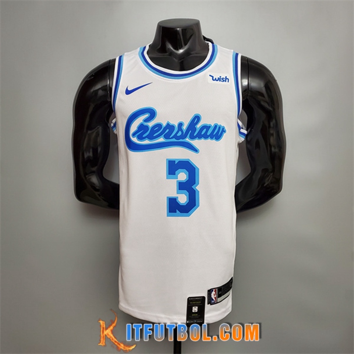 Camisetas Los Angeles Lakers (Davis #3) Blanco