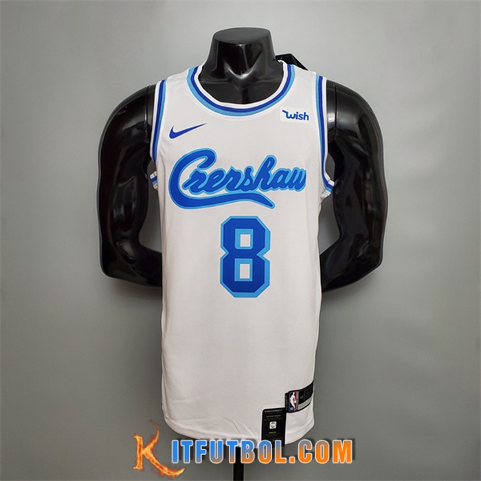 Camisetas Los Angeles Lakers (Bryant #8) Blanco