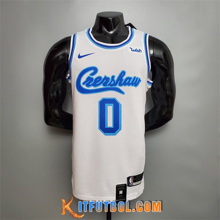 Camisetas Los Angeles Lakers (Kuzma #0) Blanco